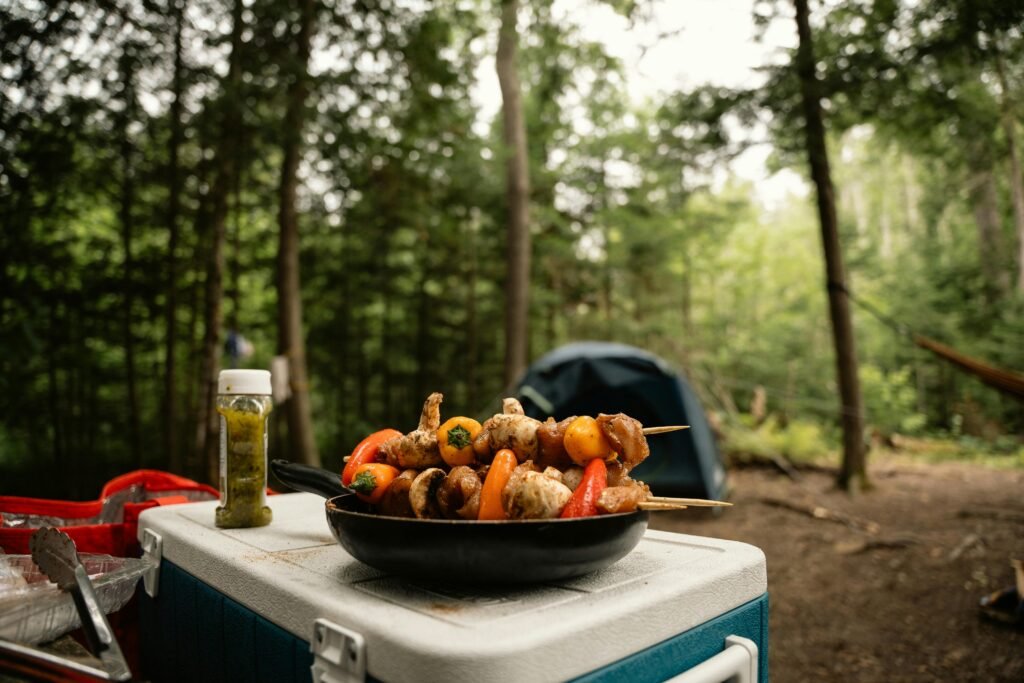 Prep ahead camping meals organized for easy campsite cooking and enjoyable outdoor adventures.